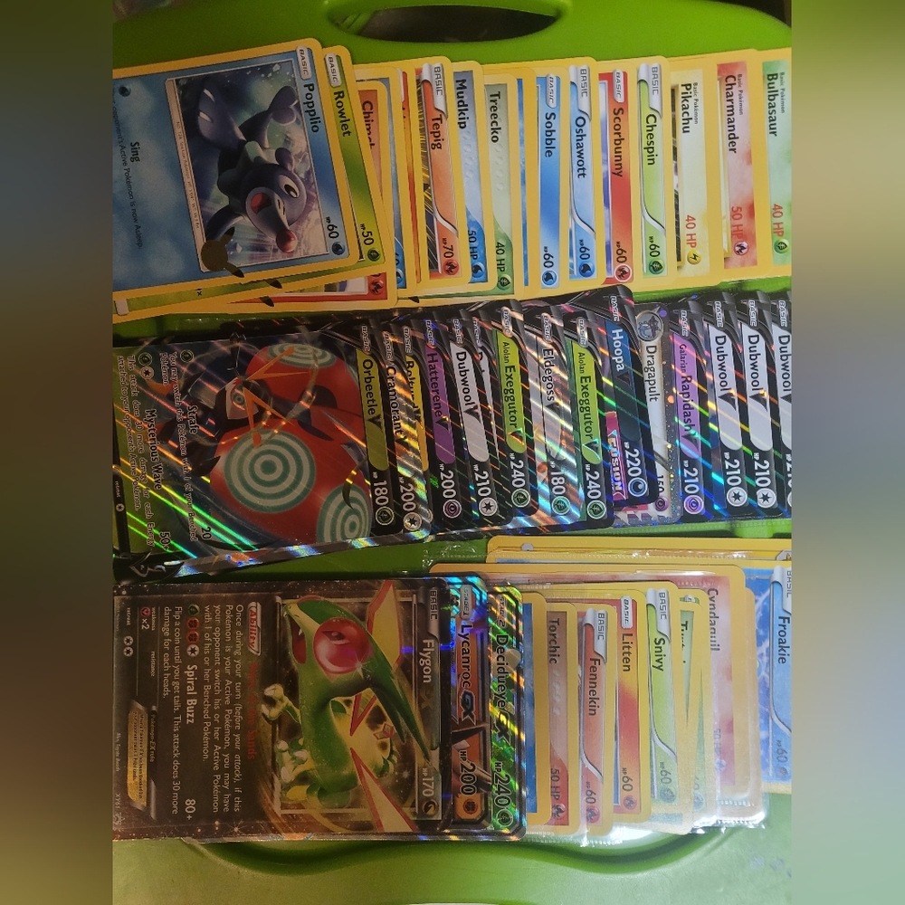 Oversized pokemon card lot